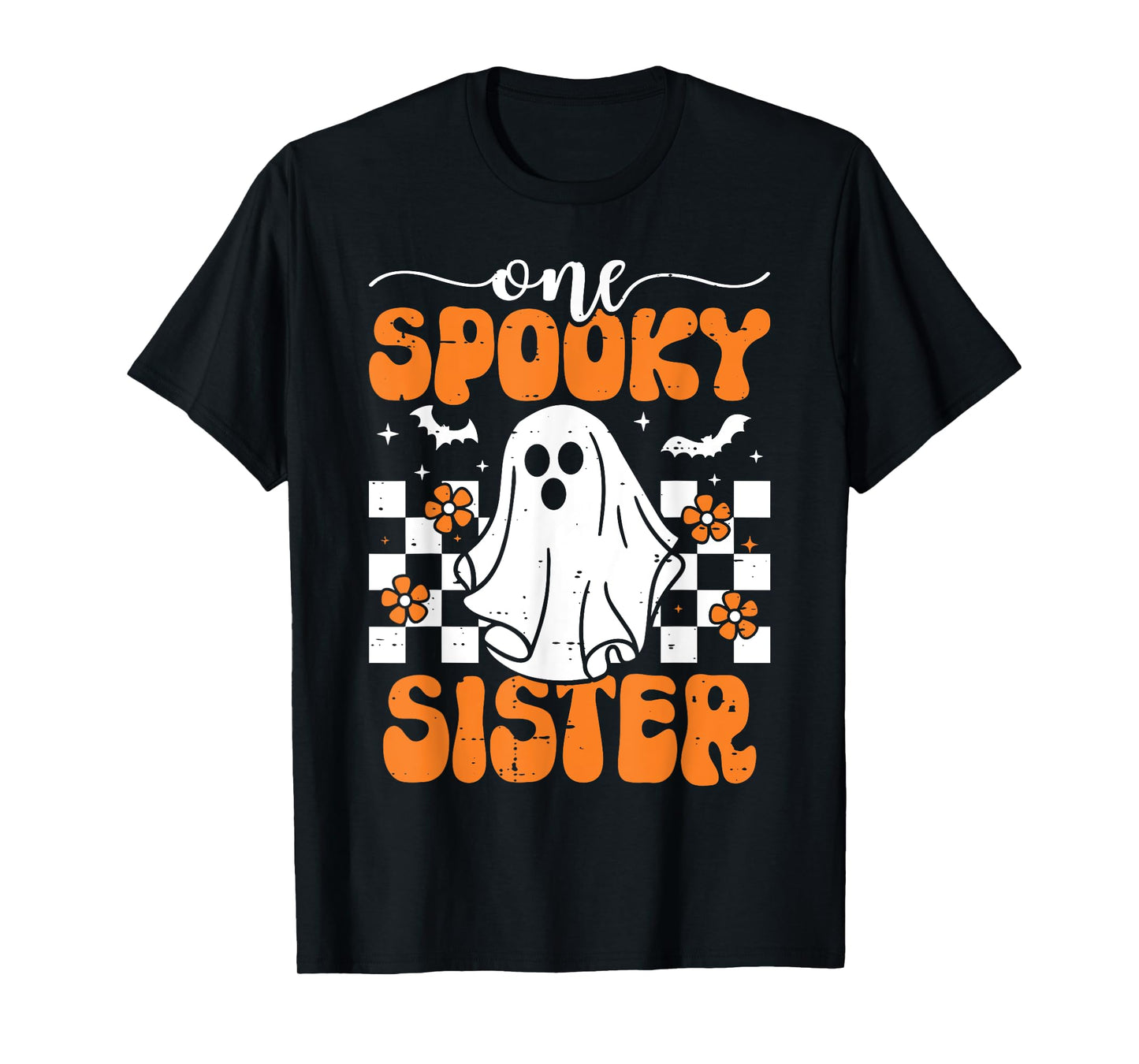 One Spooky Sister Matching Family Halloween Costumes T-Shirt