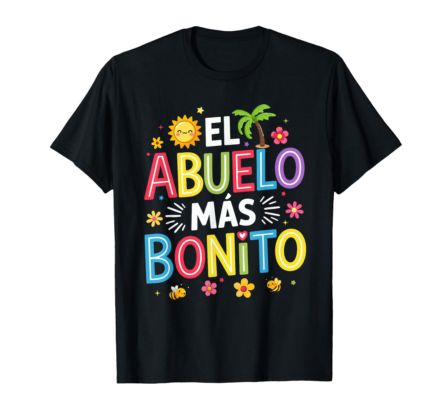 Spanish El Abuelo Más Bonito Father's Day Grandpa T-Shirt
