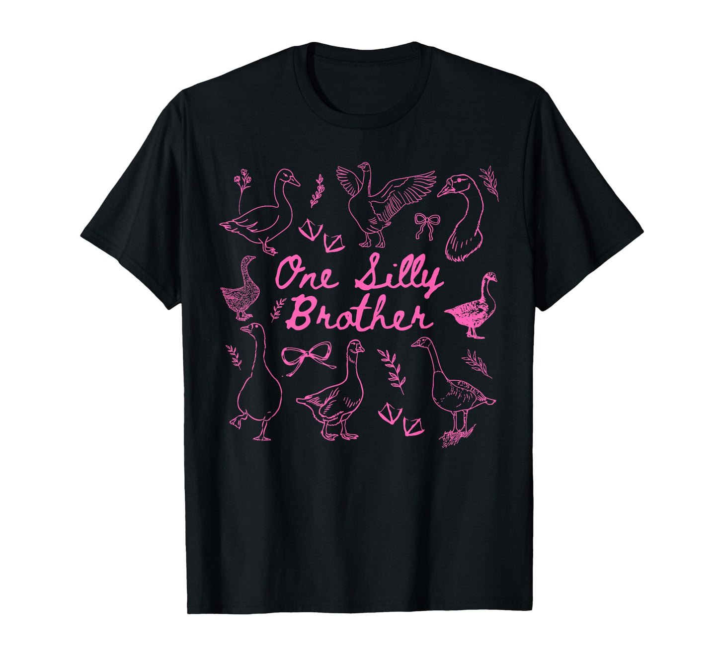 One Silly Goose 1st Birthday Matching Family Silly Brother T-Shirt