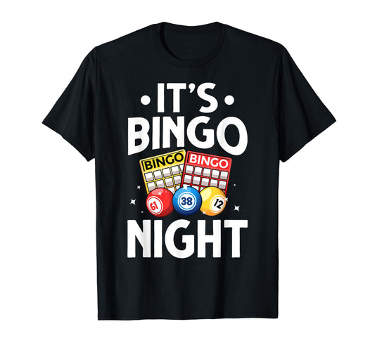 Cute Bingo Design For Men Women Bingo Lovers Casino Gambling T-Shirt