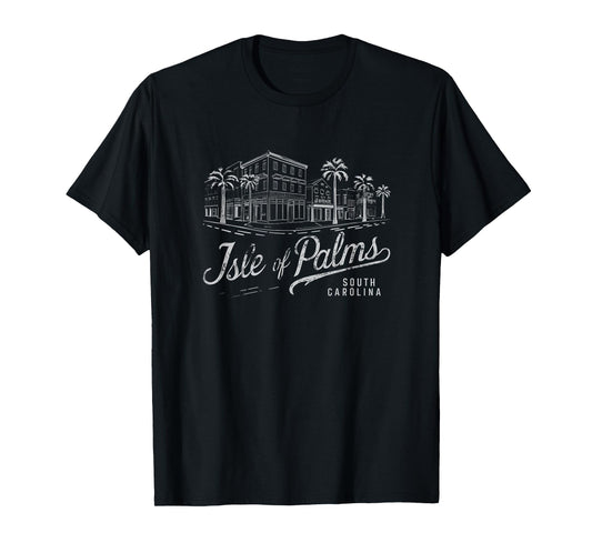 Isle of Palms South Carolina Beach Vintage Gift Men Women T-Shirt
