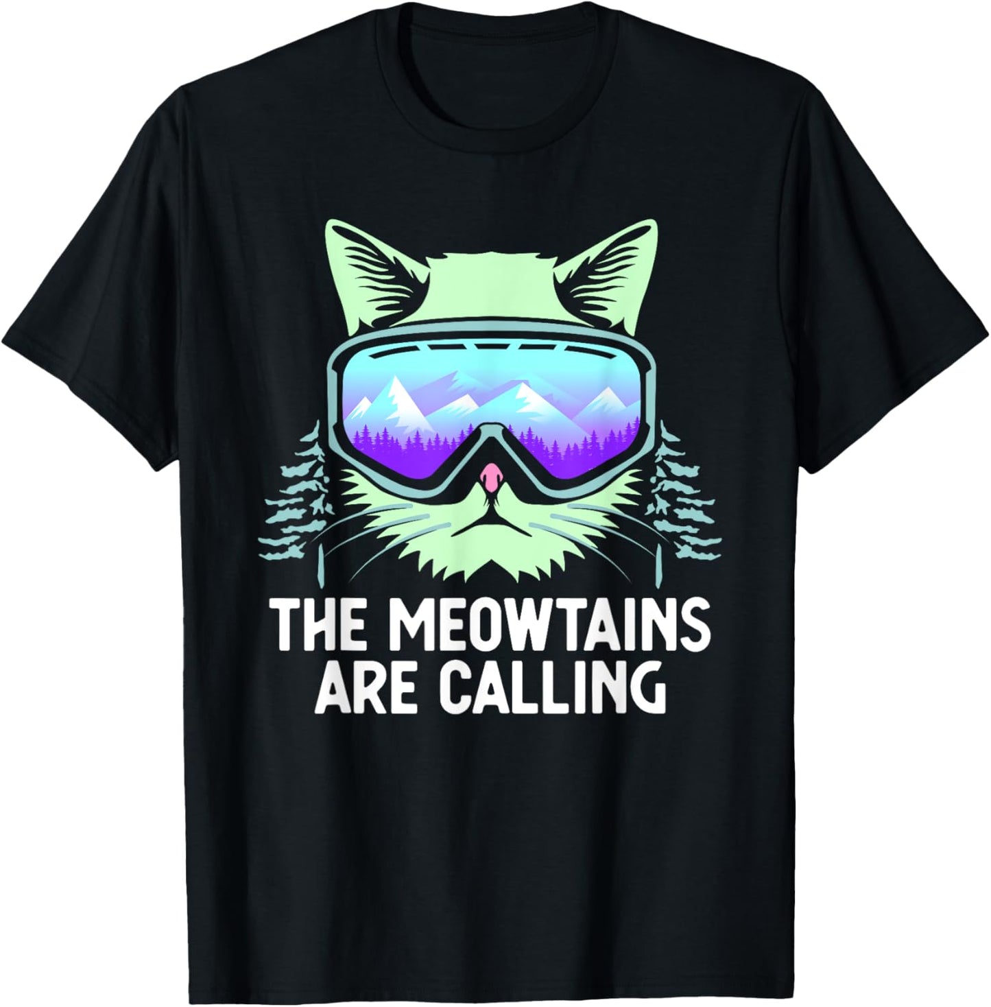 Cool Snowboard For Men Women Kids Ski Lover Mountain Skier T-Shirt