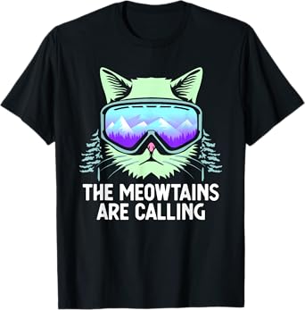 Cool Snowboard For Men Women Kids Ski Lover Mountain Skier T-Shirt