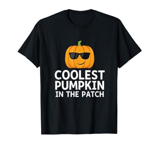 Coolest Pumpkin in The Patch Boy Halloween Kids T-Shirt