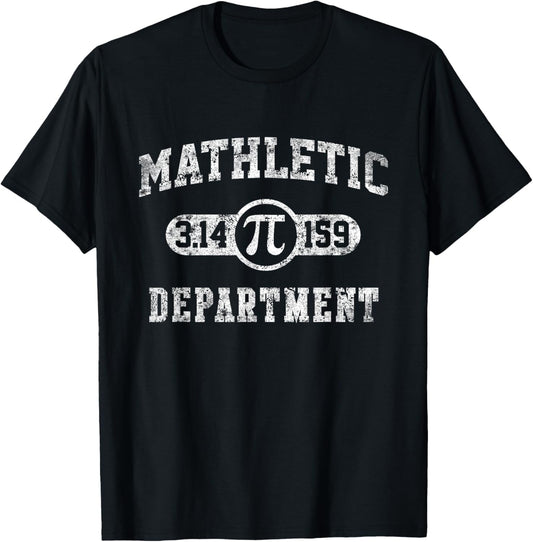Mathletic Department 3.14159 Pi Day Math Teacher Vintage T-Shirt