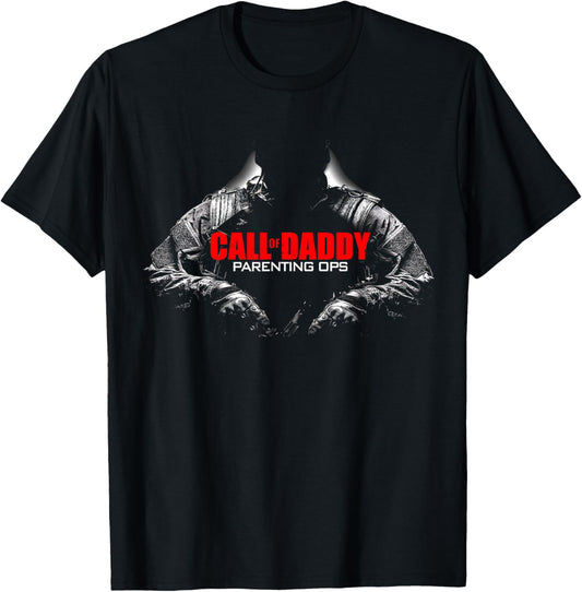 Call of Daddy Parenting Ops Shirt - Gamer Dad Gift T-Shirt
