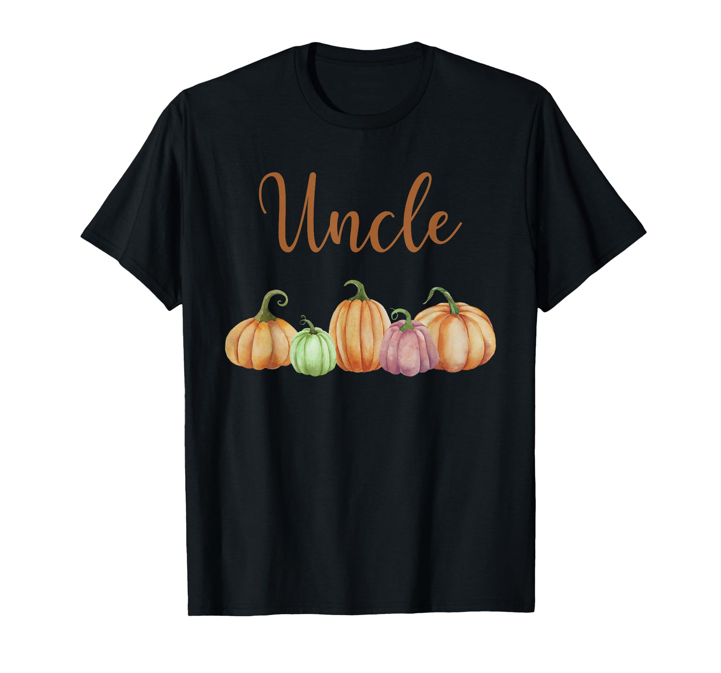 Uncle of Little Pumpkin First Birthday Autumn Pumpkin T-Shirt