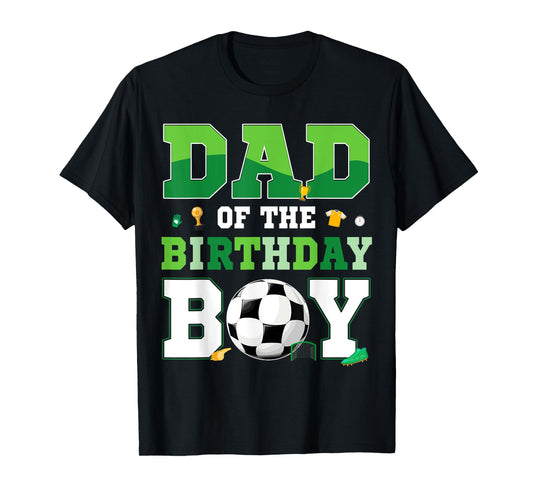 Mom and Dad Of The Birthday Boy Soccer Birthday Family T-Shirt