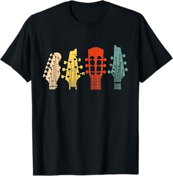 Vintage Guitar Gift For Men Women Music Band Guitarist Stuff T-Shirt