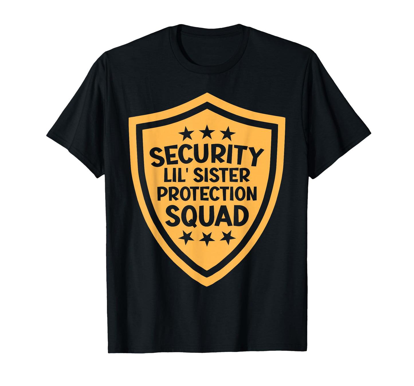 Big Brother Security Lil' Sister Protection Squad Pregnancy T-Shirt