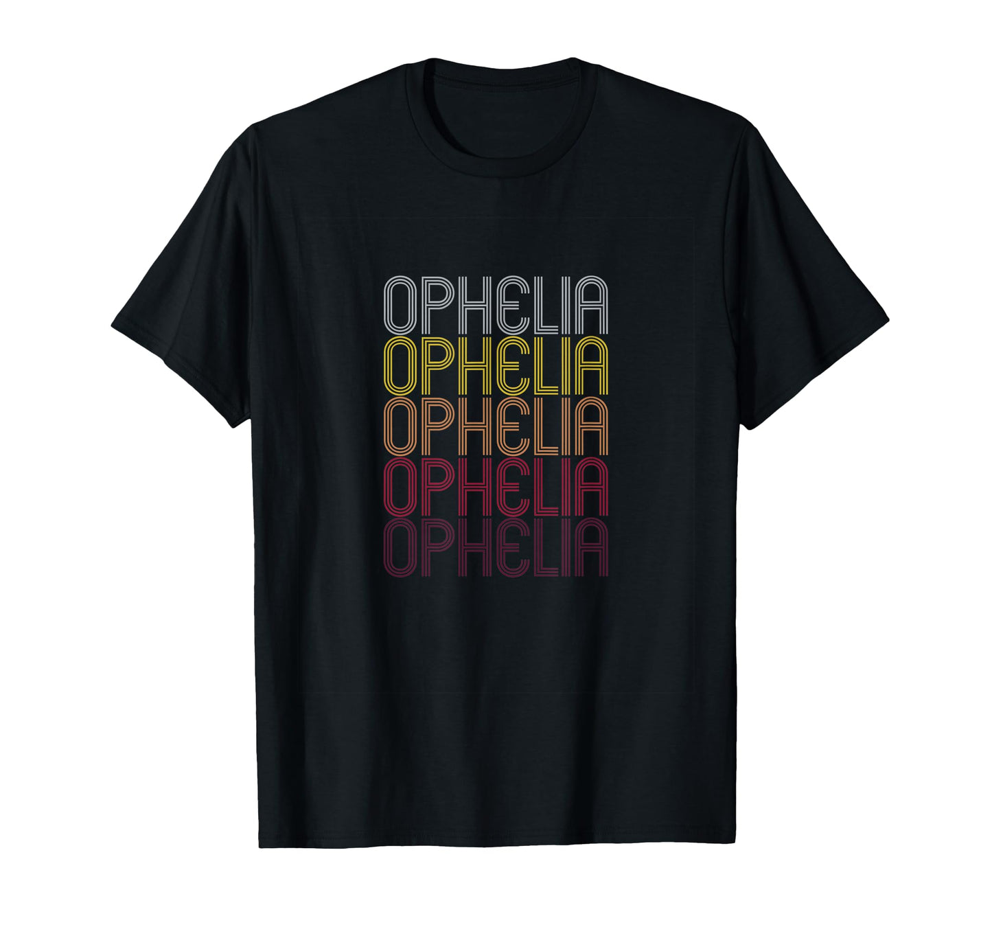 Ophelia Personalized First Name Surname T-Shirt