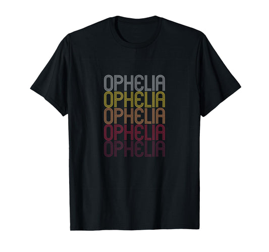 Ophelia Personalized First Name Surname T-Shirt
