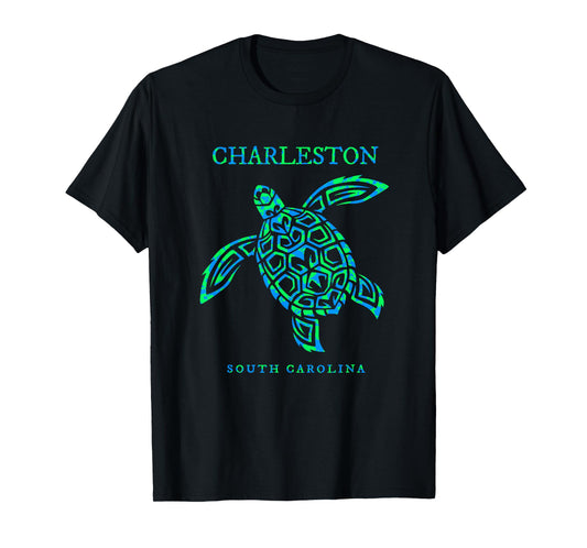 Charleston South Carolina Sea Turtle Boys Girls Souvenir T-Shirt