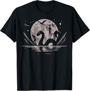 Cryptid Loch Ness Bigfoot Alien Funny Men Boys Kids Women T-Shirt