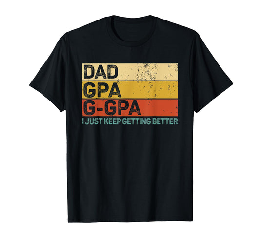 Gifts for Grandpa from Grandkids Dad GPa G-Gpa Great Grandpa T-Shirt