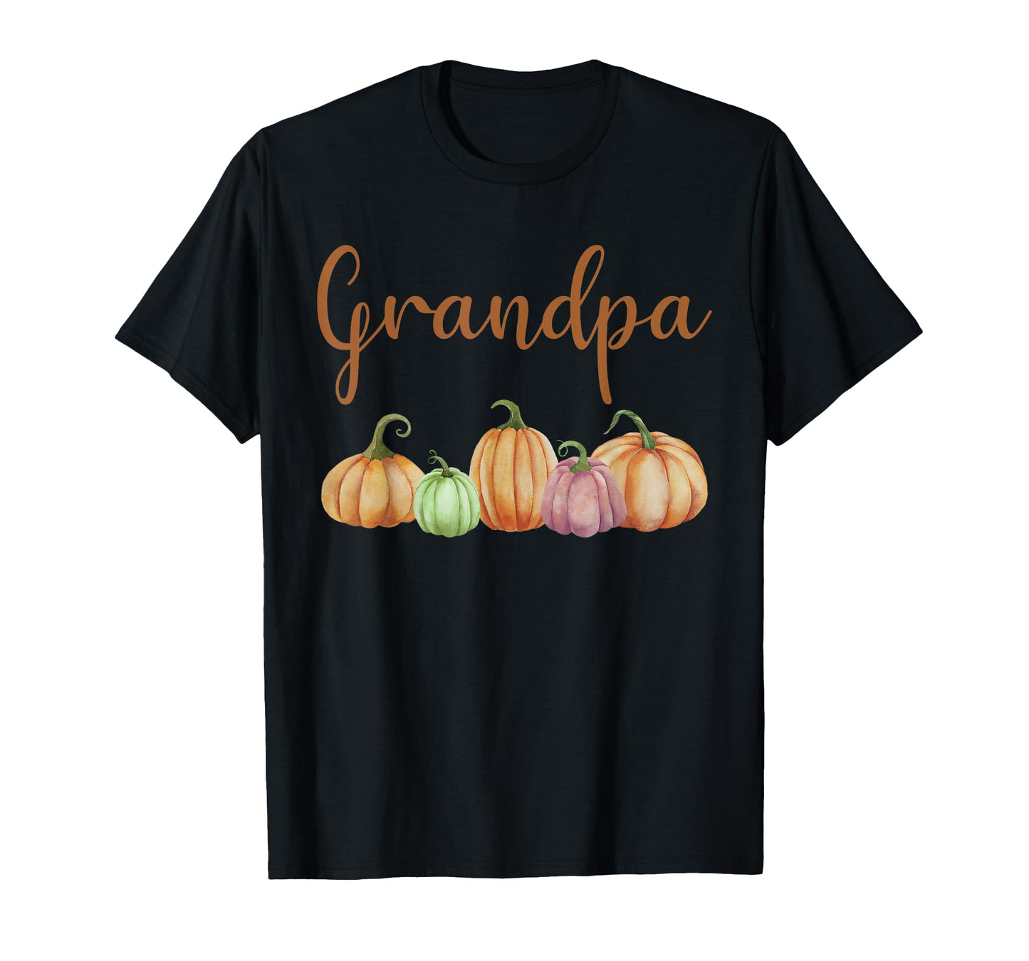 Grandpa of Little Pumpkin First Birthday Autumn Pumpkin T-Shirt