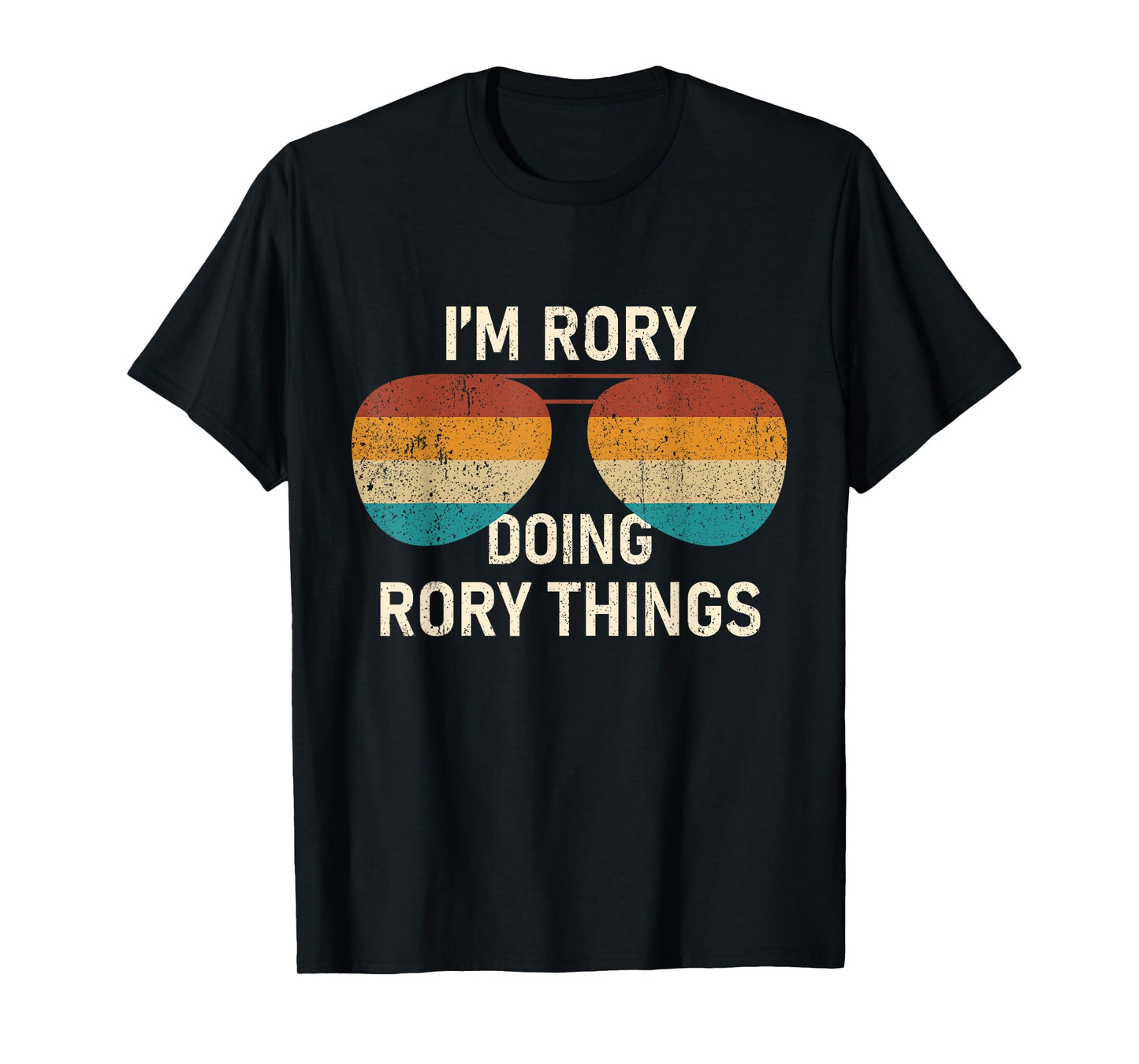 I'm Rory Doing Rory Things Retro Sunglass Personalized T-Shirt