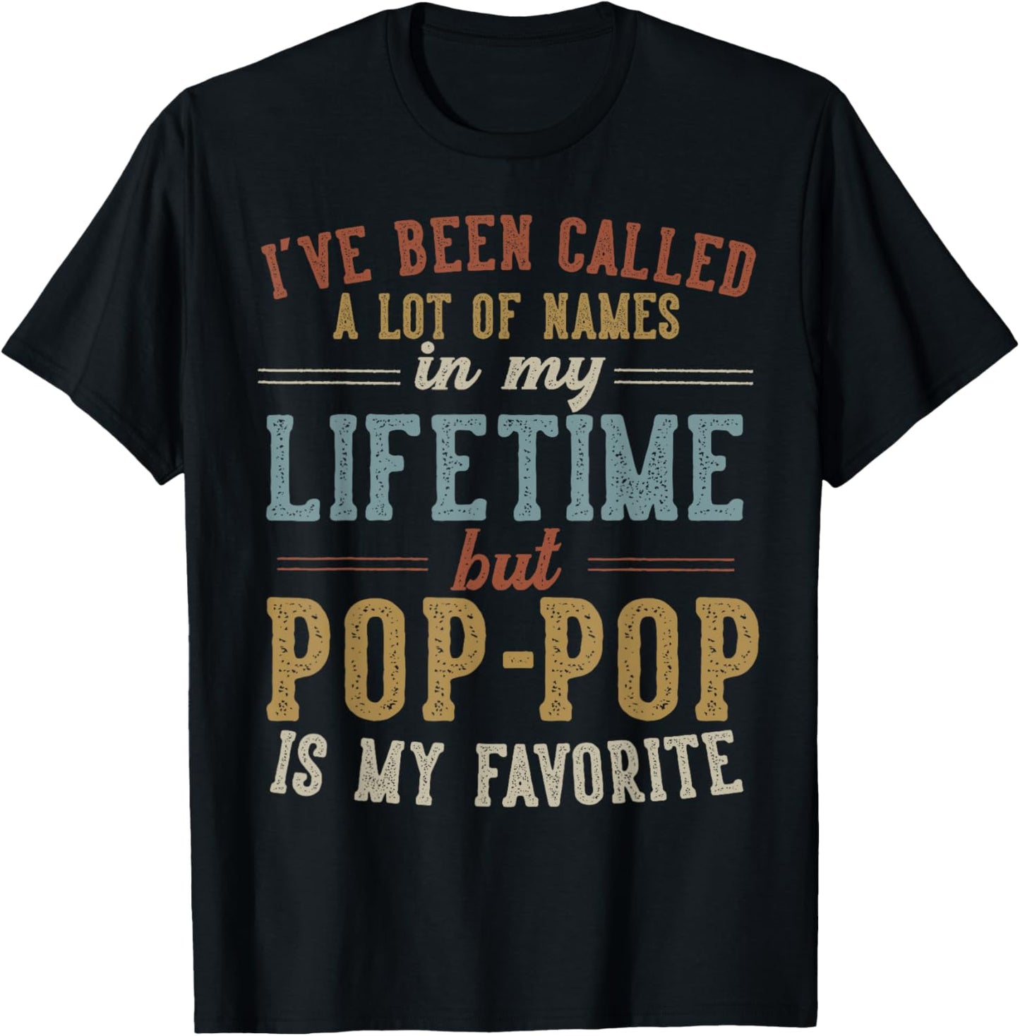 Pop-Pop Is My Favorite Name - Father's Day Pop-Pop T-Shirt