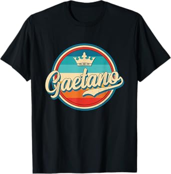 Gaetano retro personalized name vintage first name Gaetano T-Shirt