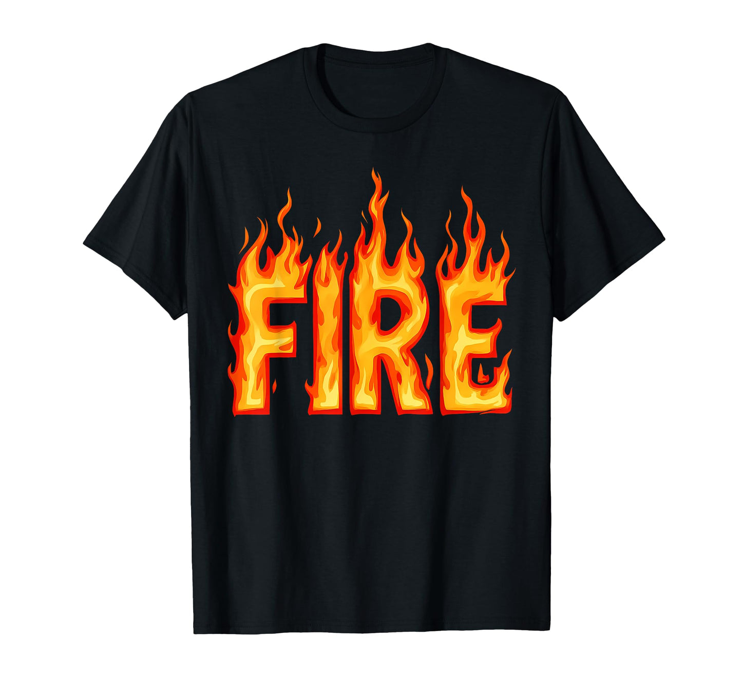 Fire Flame Shirt Adult Kids Men Women Fire and Ice Costume T-Shirt