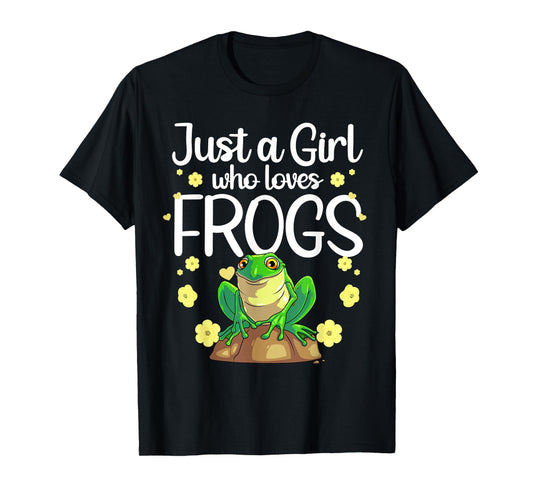 Cool Frog For Women Girls Kids Toad Frog Lovers Zookeeper T-Shirt