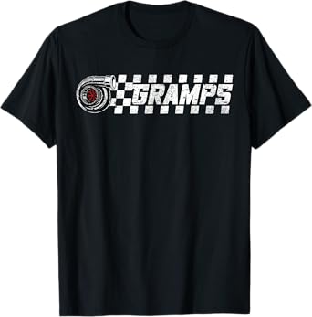 Birthday Party Matching Family Pit Crew Race Car Gramps T-Shirt