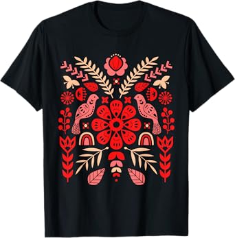 Ukrainian Birds | Vyshyvanka Style T-Shirt