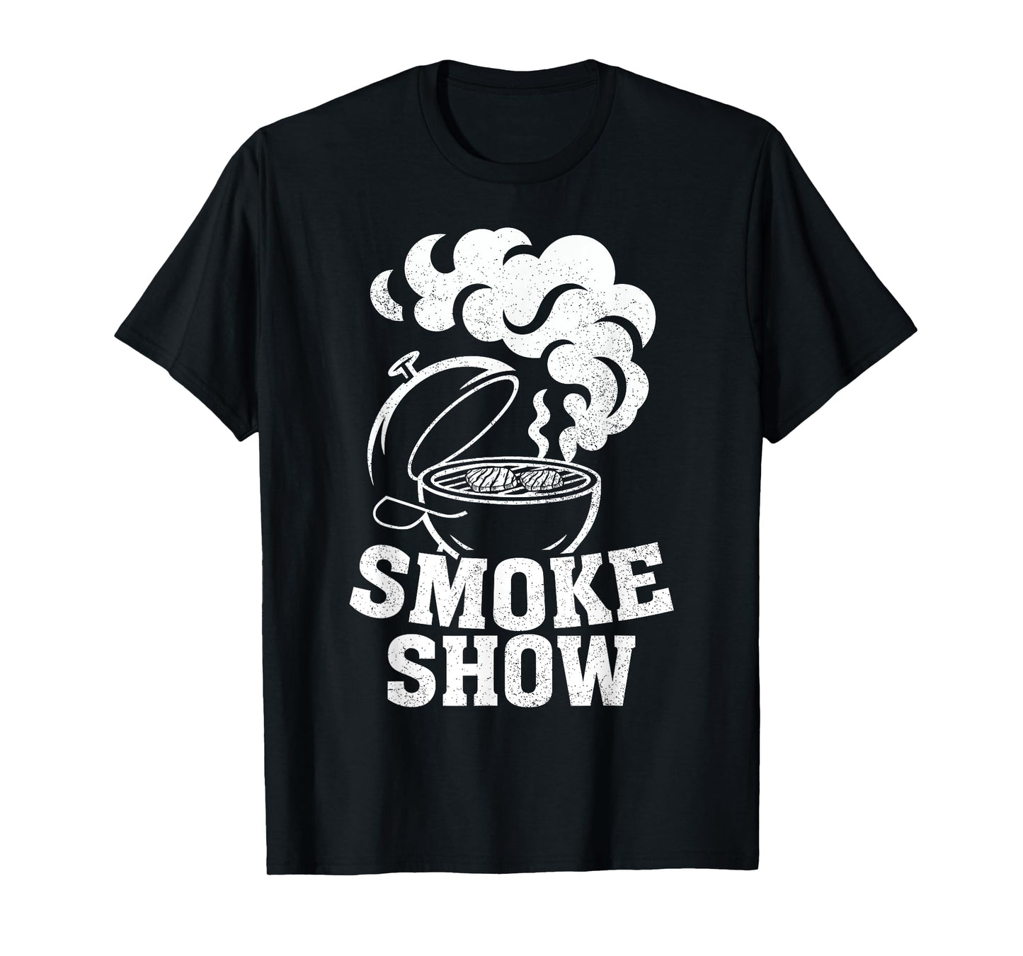 Smoke Show Bbq Pit Meat Smoker Grill Dad Chef Mens Grilling T-Shirt