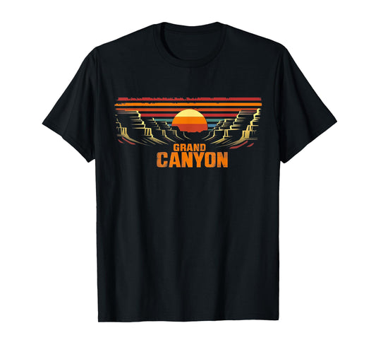 Grand Canyon - US National Park Vintage Men Women Kids Retro T-Shirt