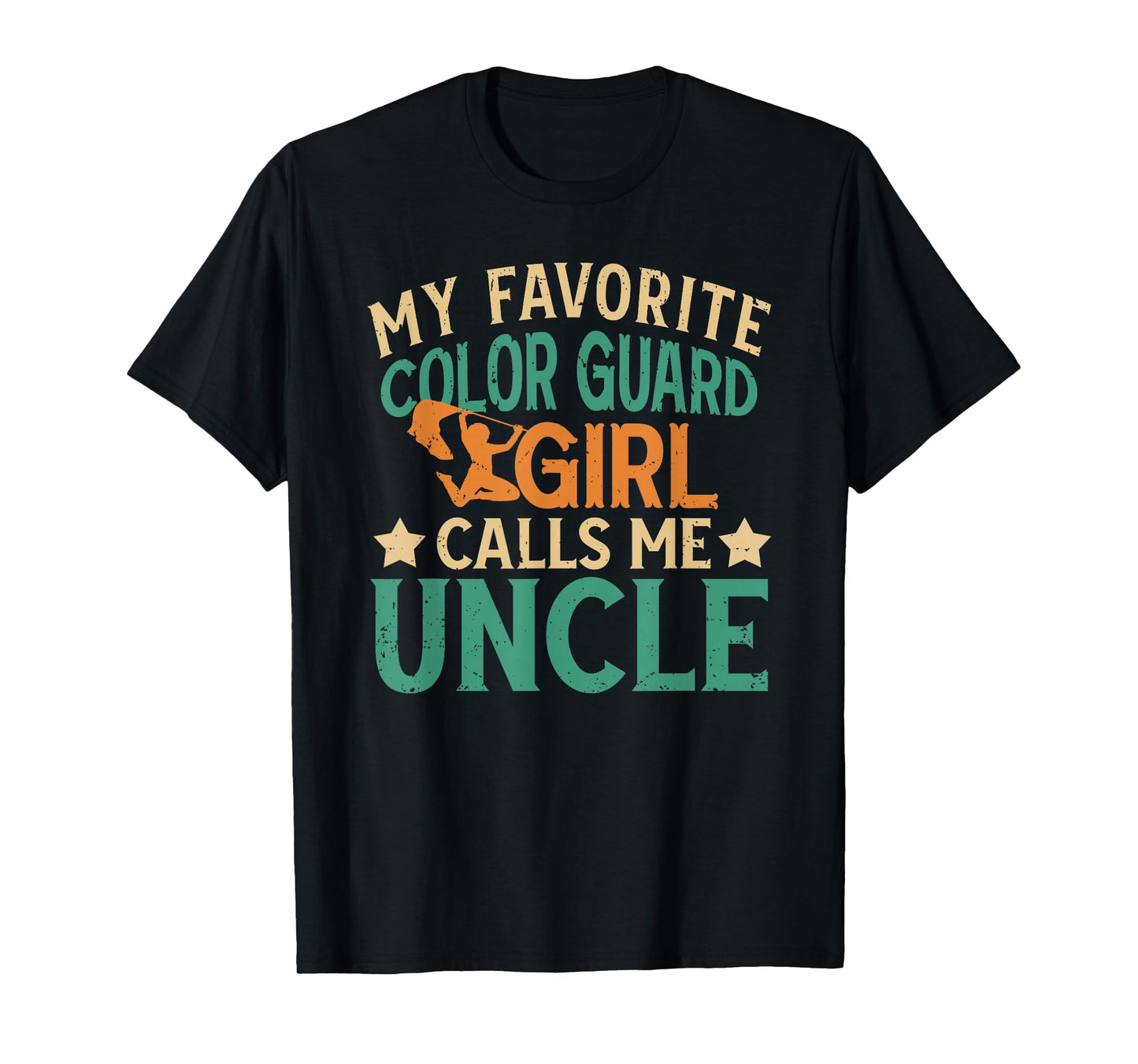 Proud Color Guard Uncle of A Color Guard Member Uncle T-Shirt