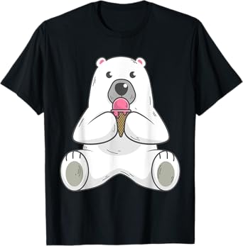 Cool Ice Cream Costume For Men Women Kids Adult Ice Cream T-Shirt