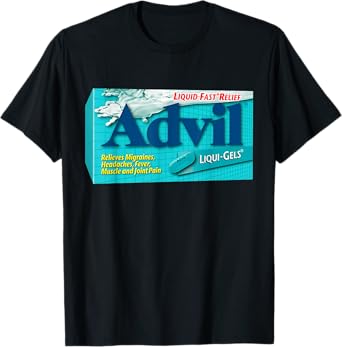 Advil Liquid Gels Funny Nurse Pharmacy Halloween Costume T-Shirt