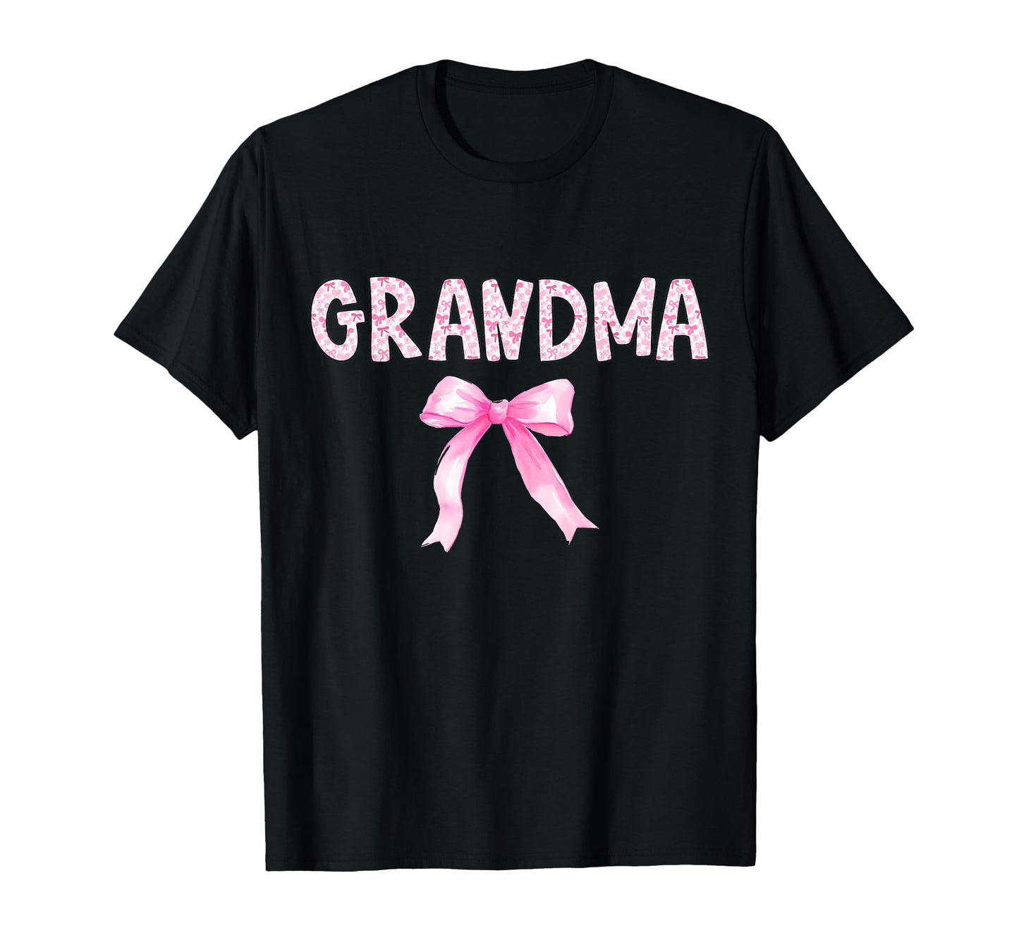 Grandma Birthday Squad Matching Coquette Bow Family Party T-Shirt