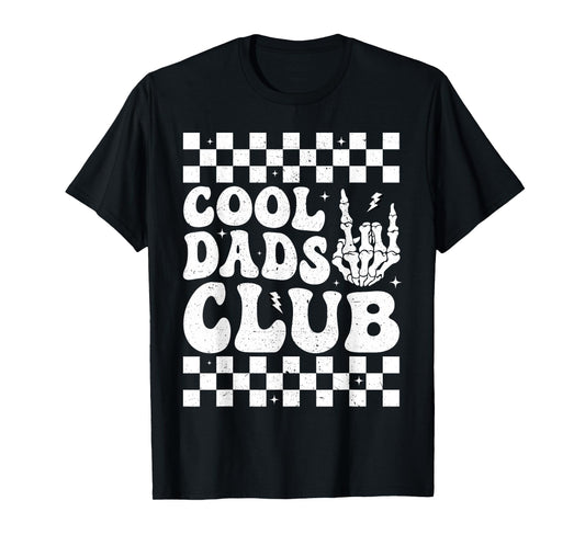 Retro Cool Dads Club Funny Dad Fathers Day T-Shirt