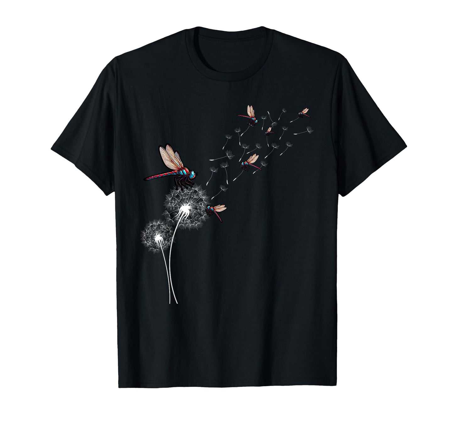 Dandelion Dragonfly Wildlife Insect Dragonfly T-Shirt