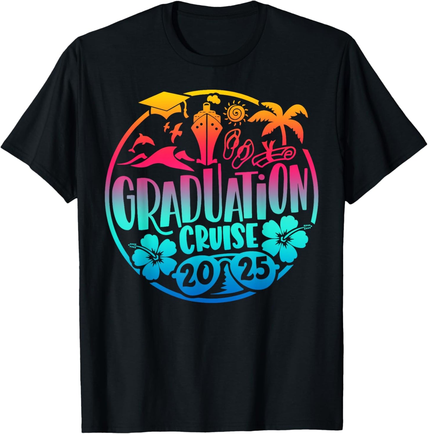 Graduation Cruise 2025 Ship Matching Friends Group Summer T-Shirt