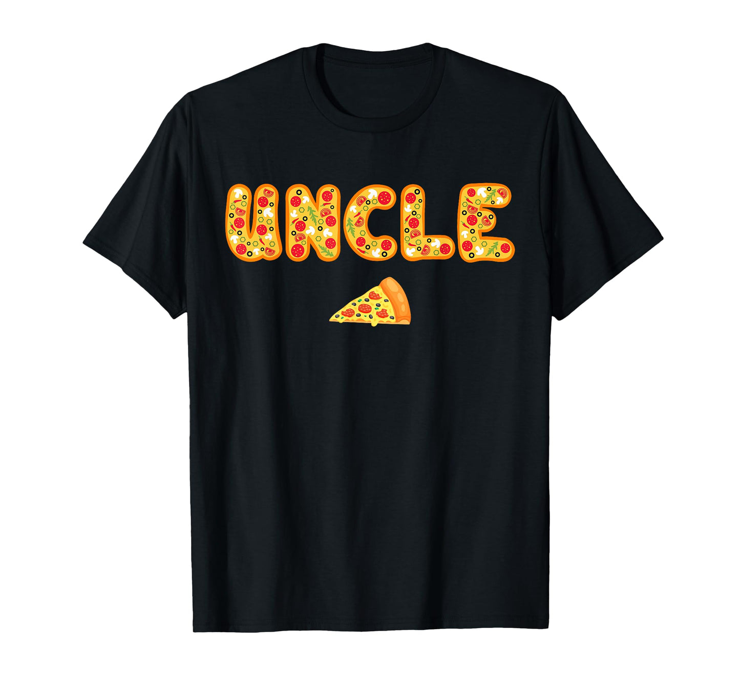 Uncle Aunt Matching Birthday Squad Crew Pizza Family T-Shirt