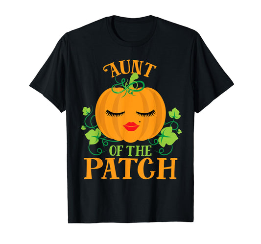 Aunt Pumpkin of the Patch Sassy Matching Family Halloween T-Shirt