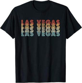Las Vegas Nevada Vintage Retro 70s 80s T-Shirt Souvenir Gift T-Shirt