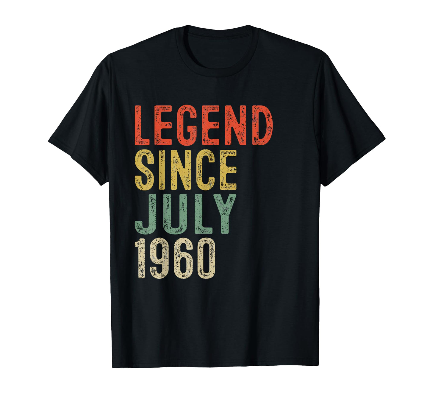 Legend Since July 1960 65th Birthday Gifts 65 Year Old T-Shirt