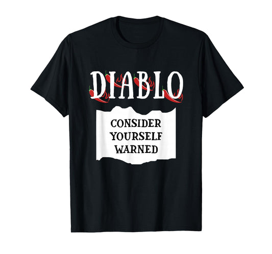 Consider Yourself Warned Diablo Hot Sauce Group Costume T-Shirt