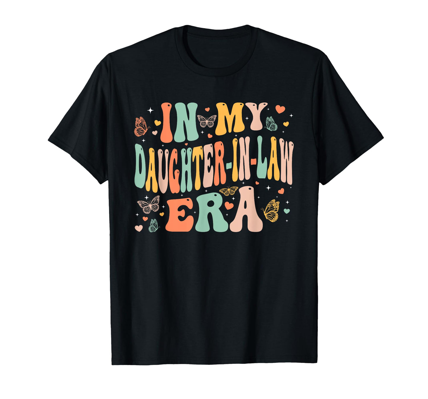 Retro Groovy In My Daughter-In-Law Era Mother's Day Girls T-Shirt