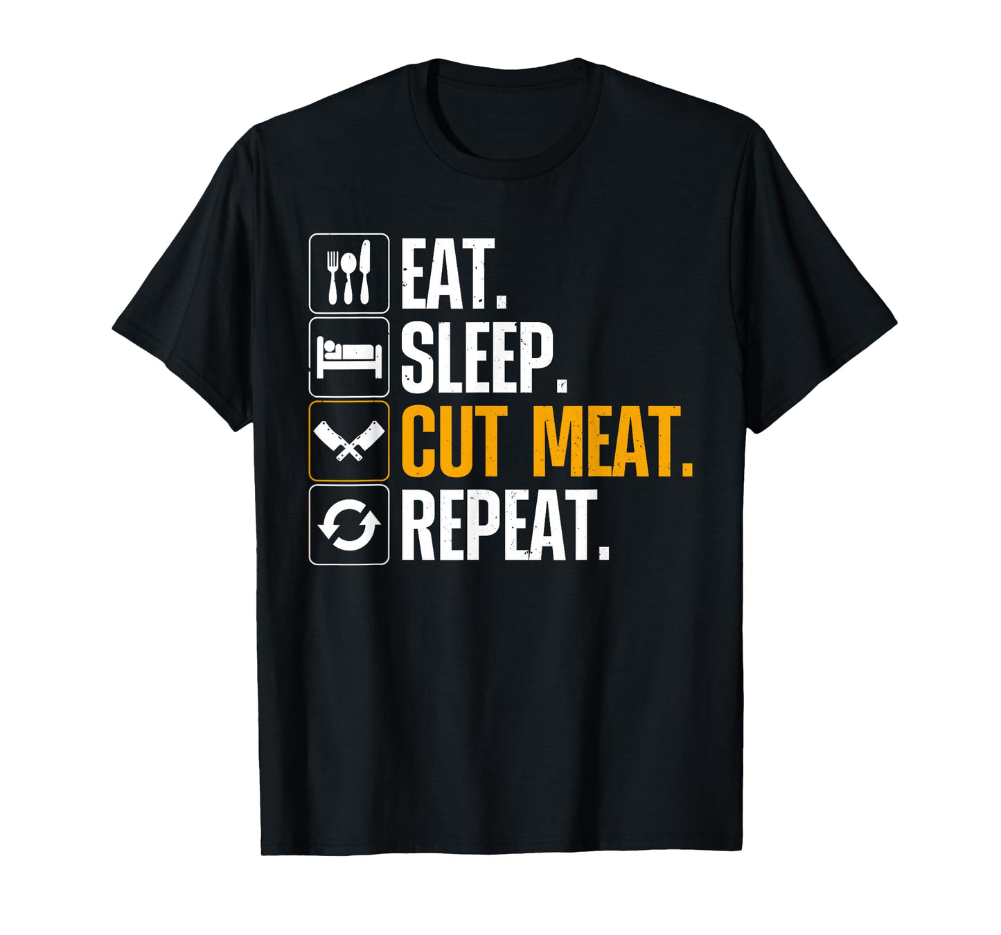 Best Butcher Art For Men Women Meat Cutting Butchery Butcher T-Shirt