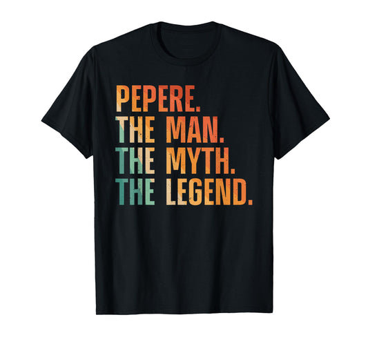 Pepere Design For Grandpa Grandfather From Grandkids Pepere T-Shirt