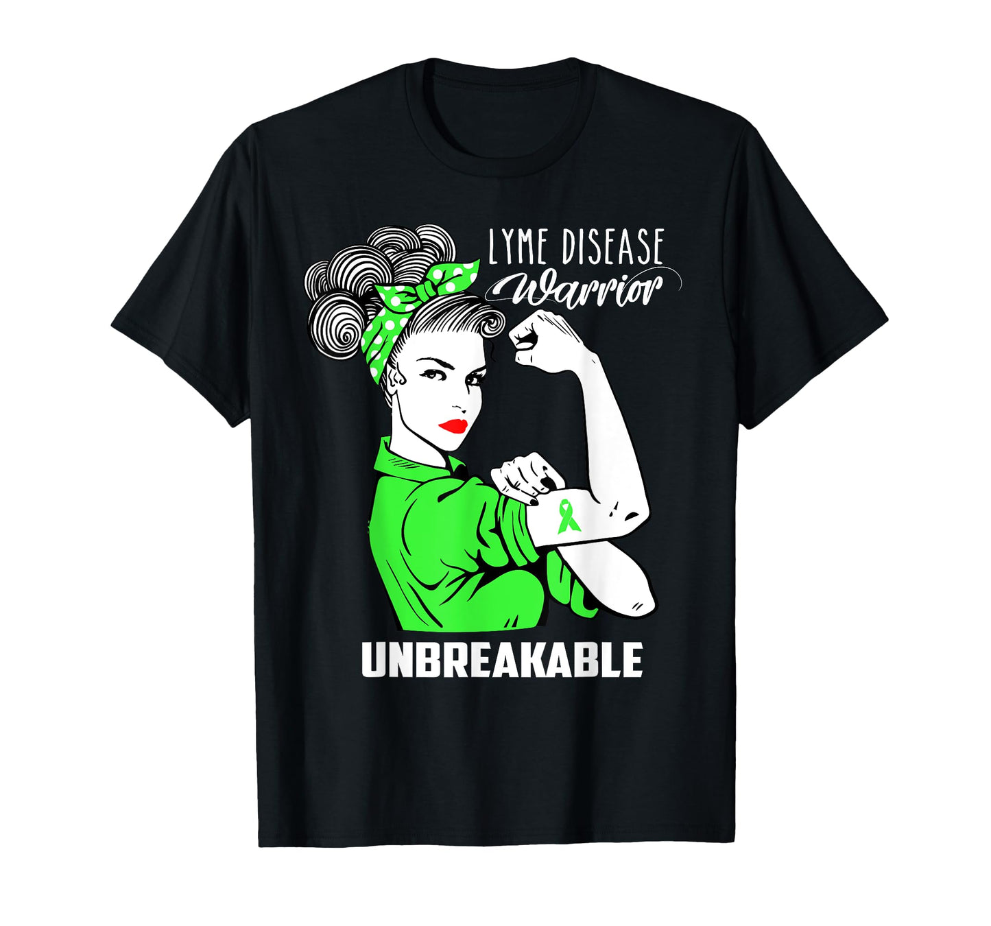 Lyme Disease Warrior Unbreakable Shirt Awareness Gift T-Shirt