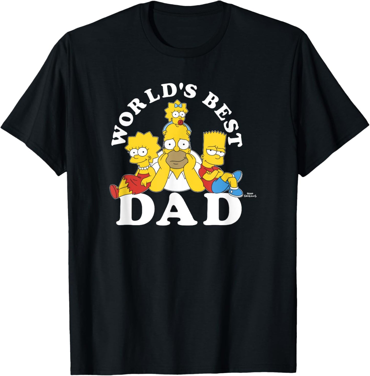 The Simpsons World's Best Dad Father's Day Group V2 T-Shirt