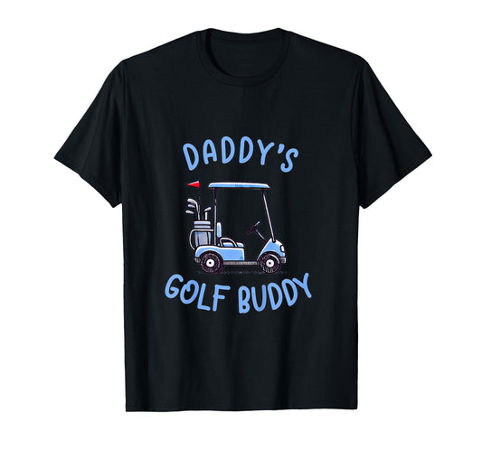 Kids Golfer Father Son Daddy's Golf Boy Father Day Toddler T-Shirt