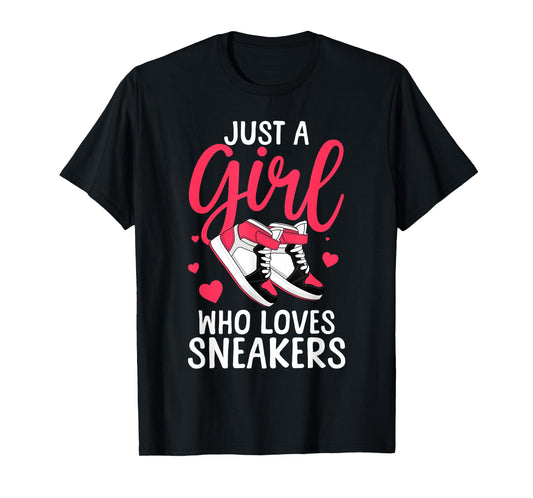Cool Sneaker Design for Girls Women Shoe Head Sneaker Lover T-Shirt