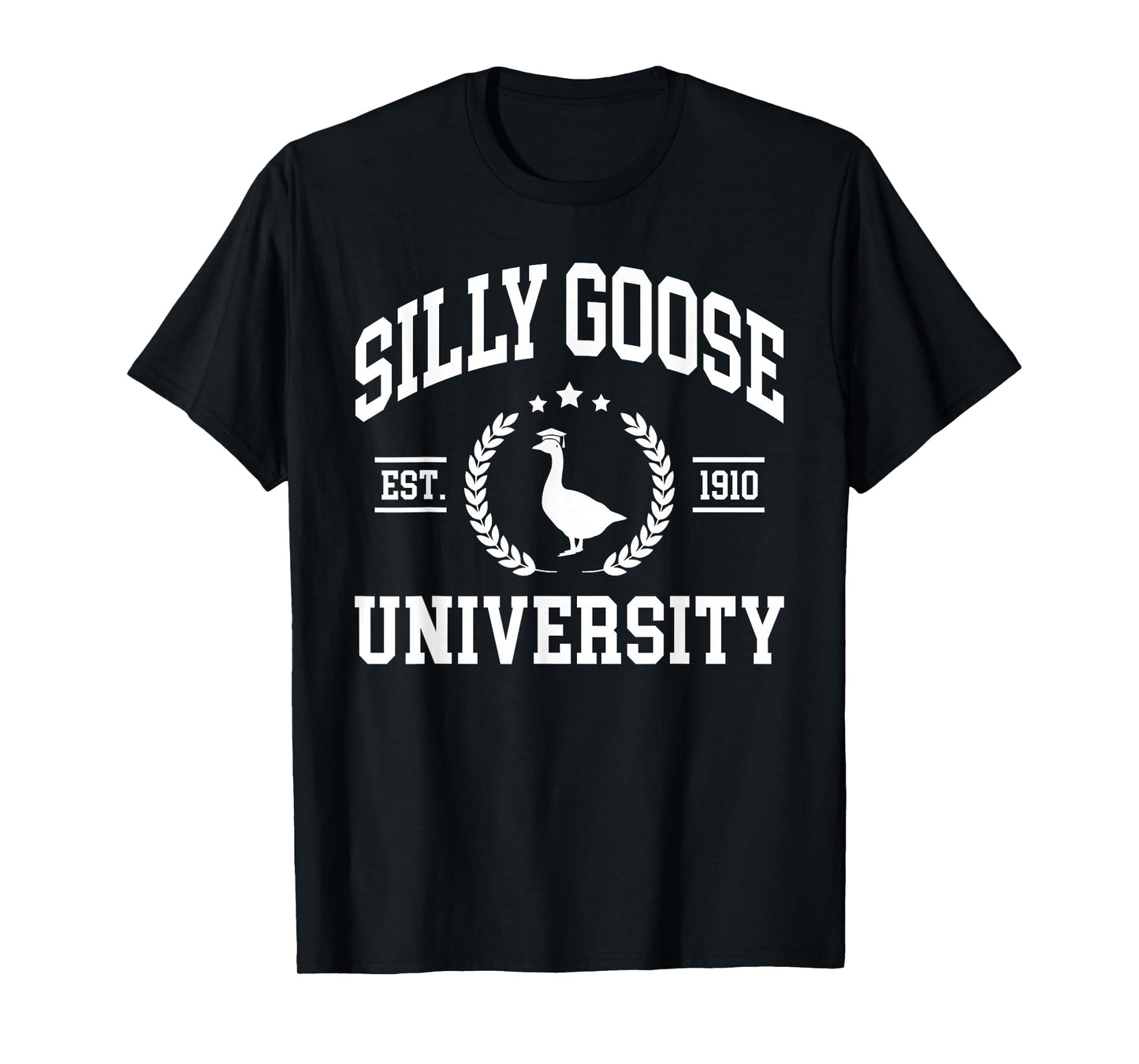 Silly Goose University Shirt, Funny Shirts For Men T-Shirt