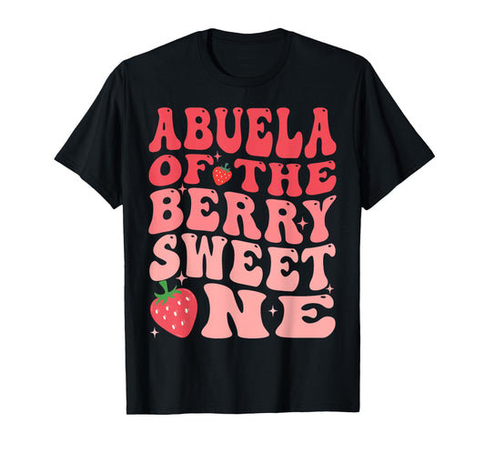 Abuela Of The Berry Sweet One 1st Birthday Strawberry T-Shirt